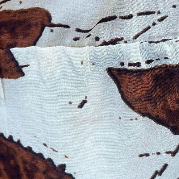 Anna Sui Silk Dress Fish print Shift Size 6 Anthropolgie - Picture 6 of 8